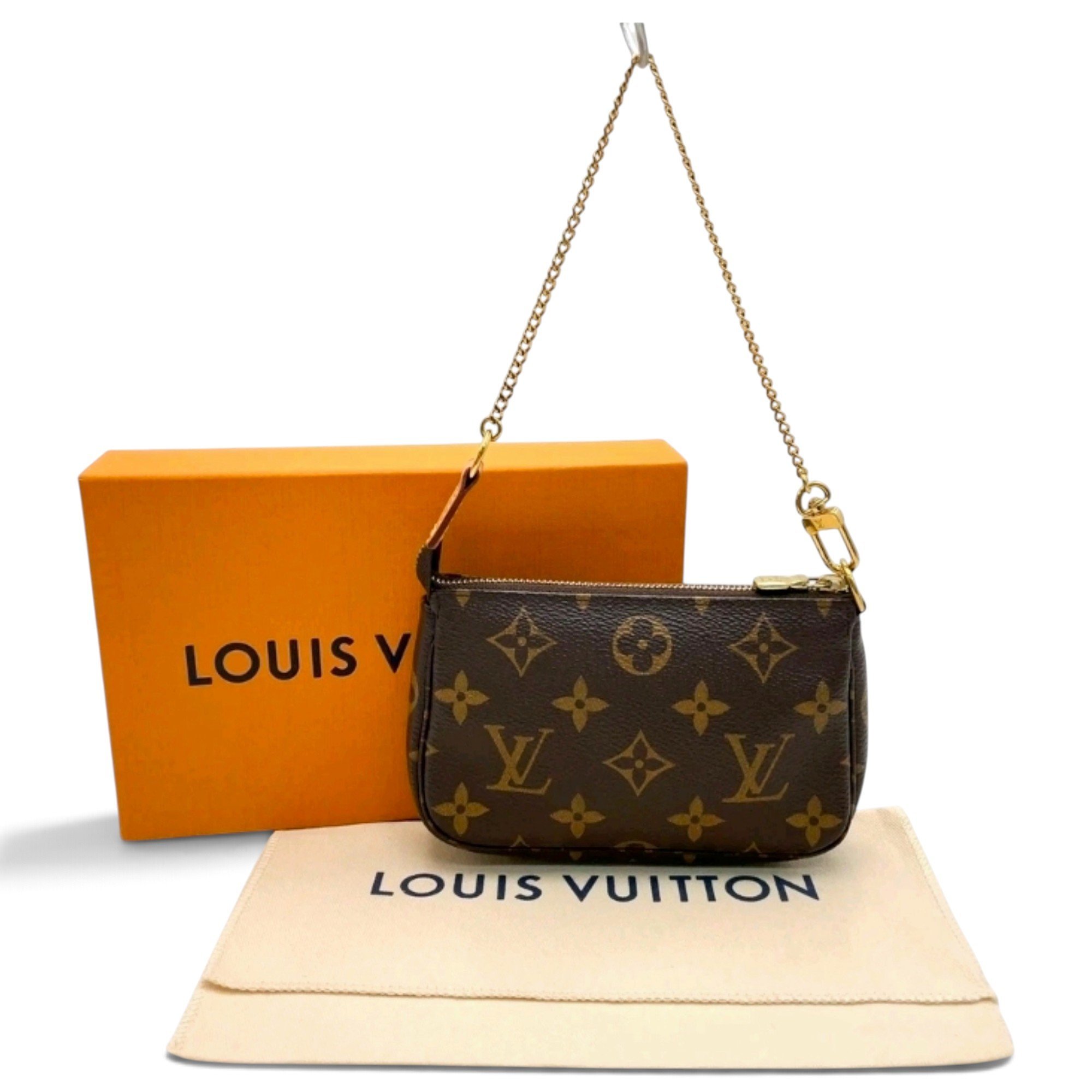 Pochette Accessoire leather handbag