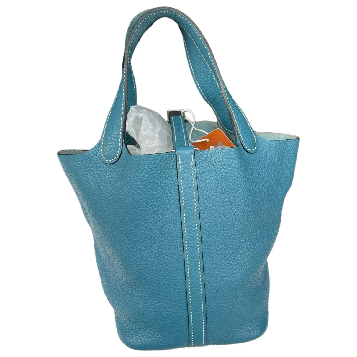 Picotin leather handbag