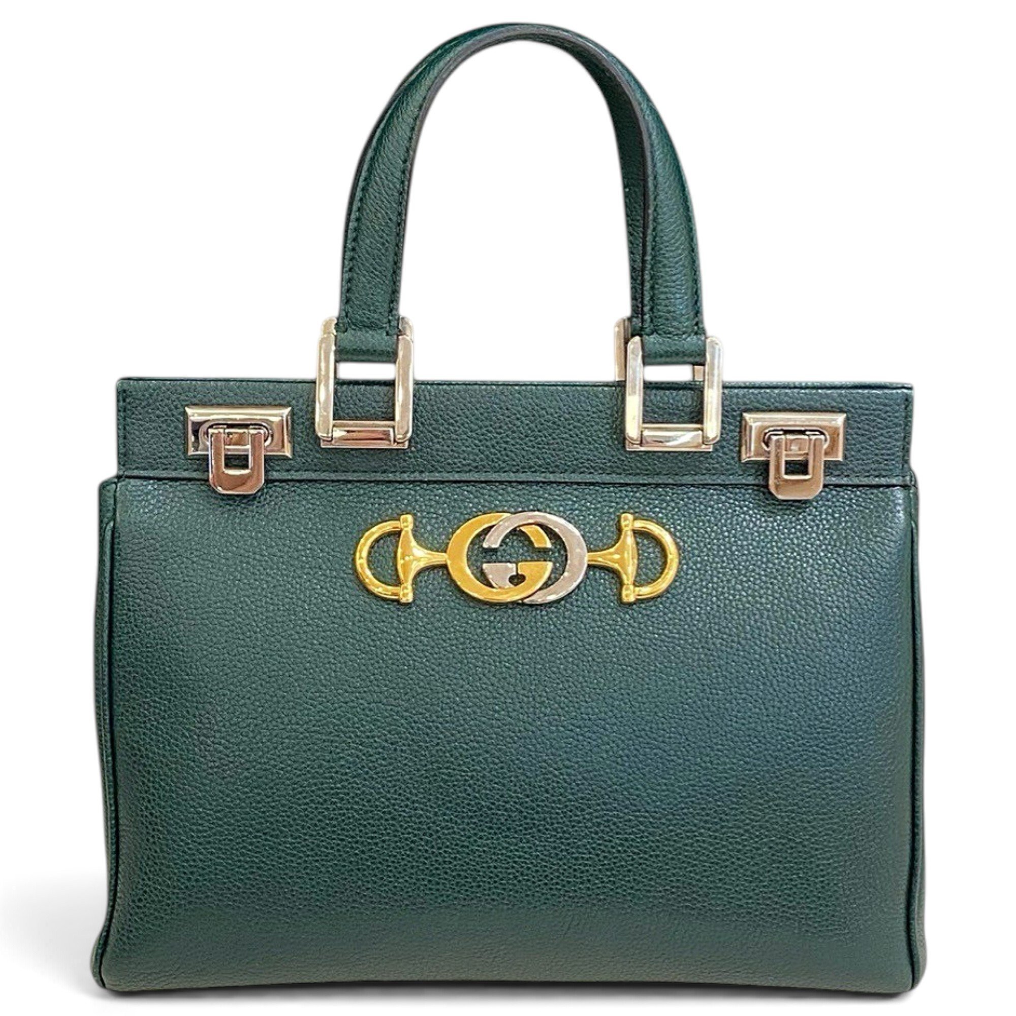 Zumi leather clutch bag