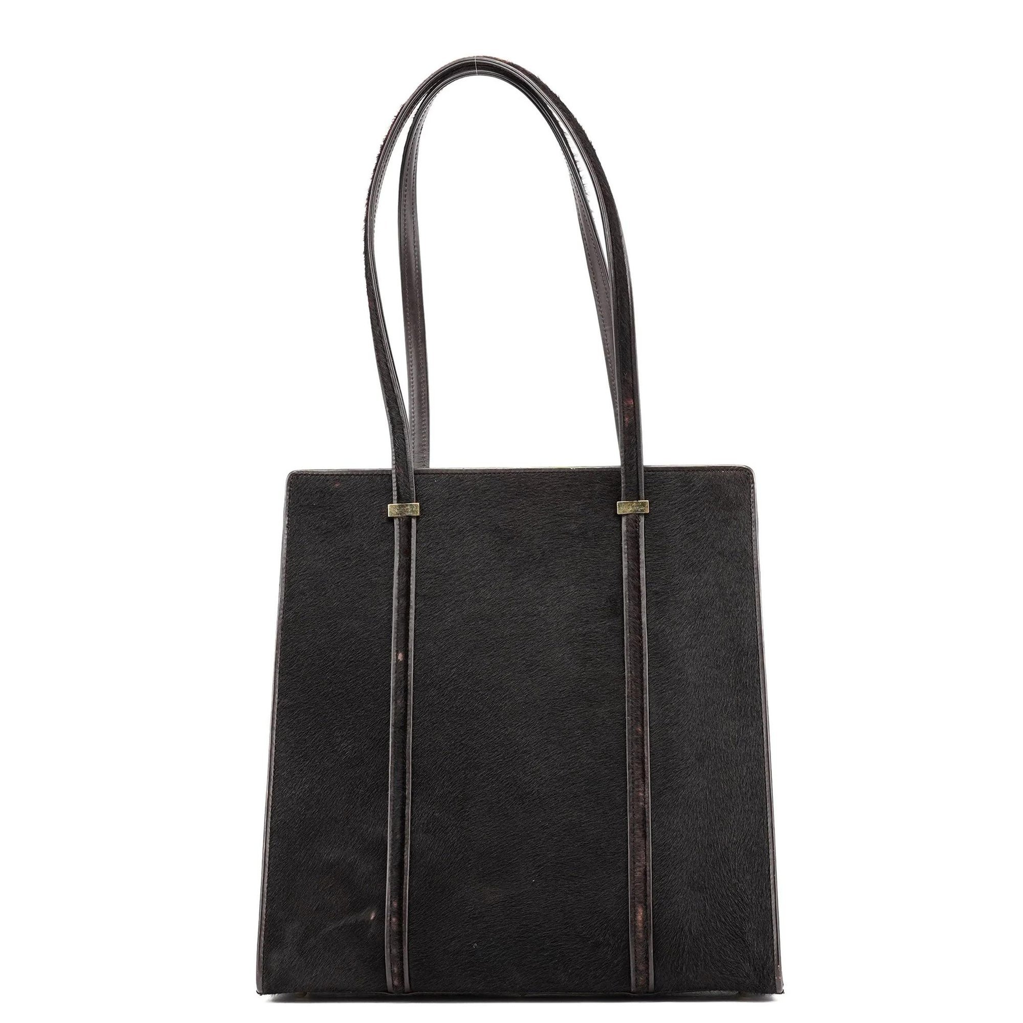 Jackie pony-style calfskin tote