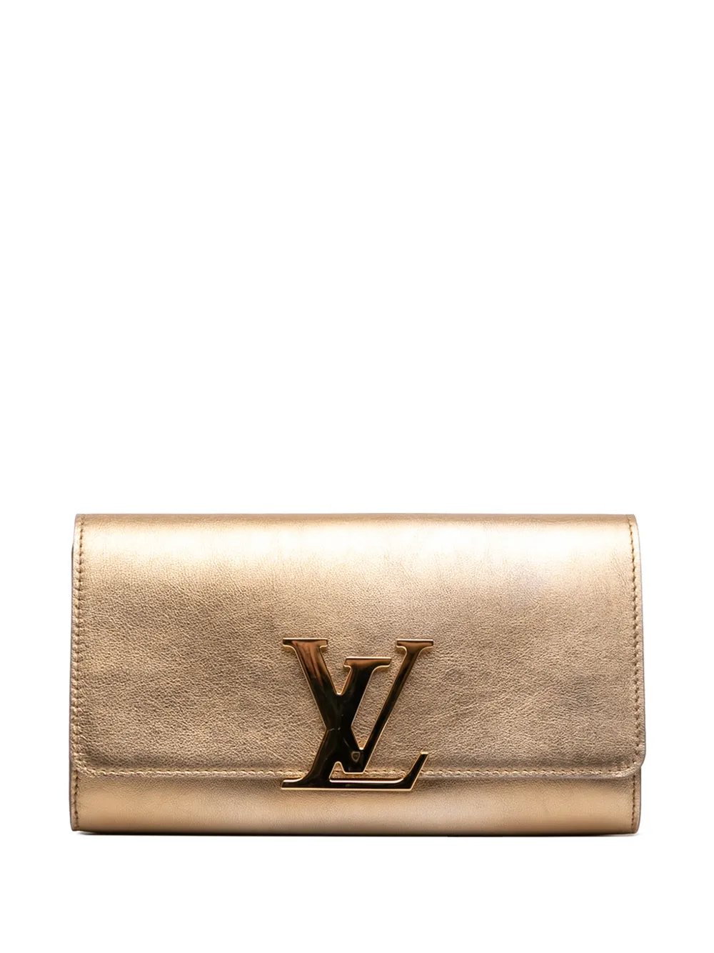 2013-2015 Metallic Calfskin Louise clutch bag