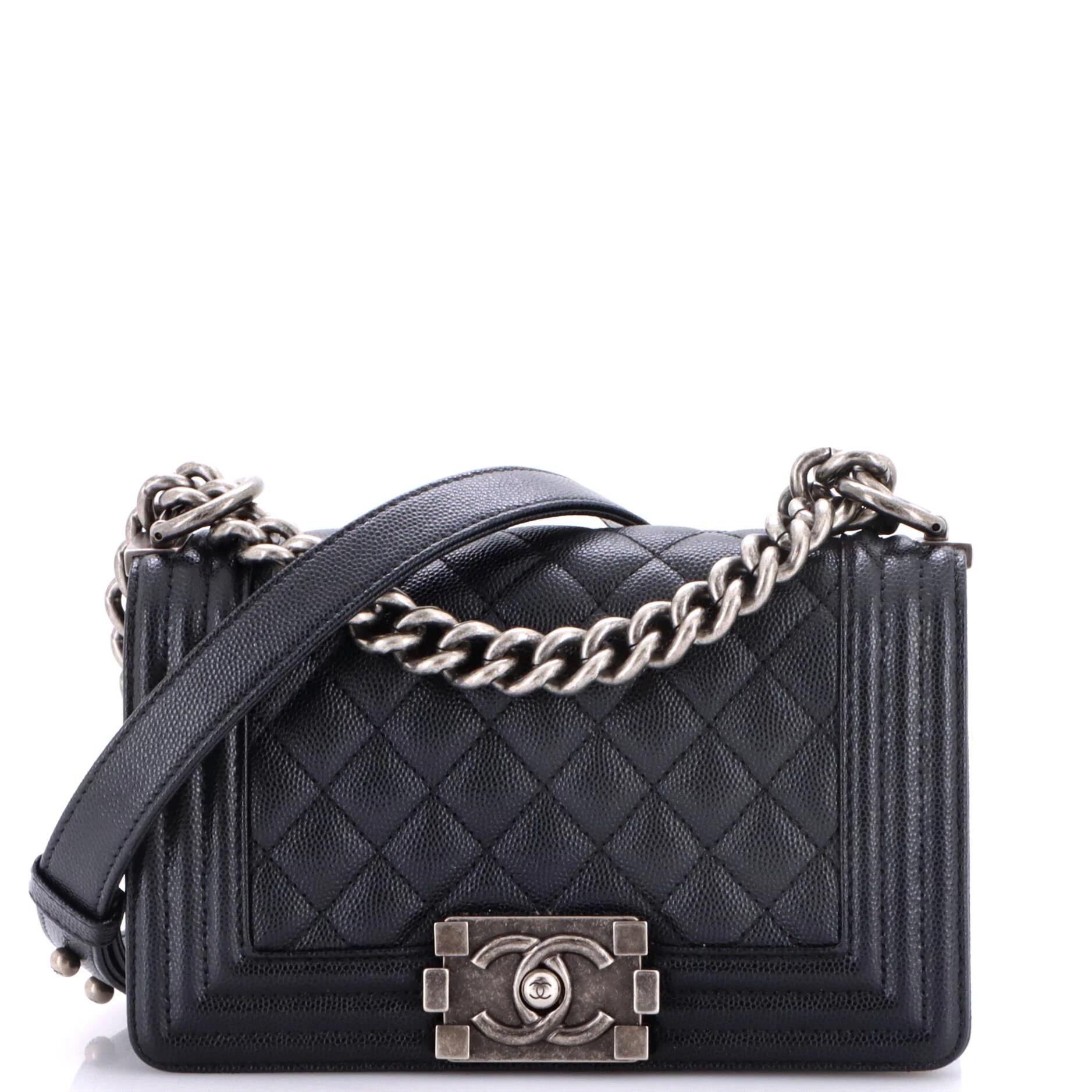 Boy leather crossbody bag