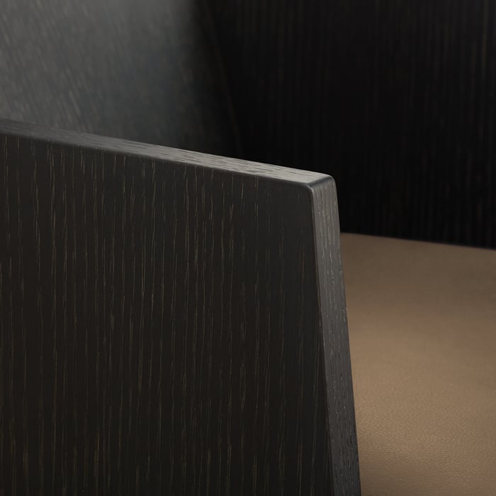 Étoupe Reeditions J.-m. Frank Par Hermès Chair With Armrests
