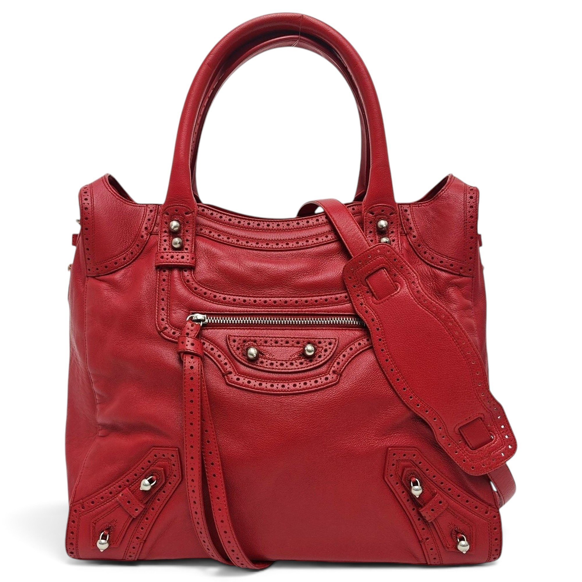 Leather handbag