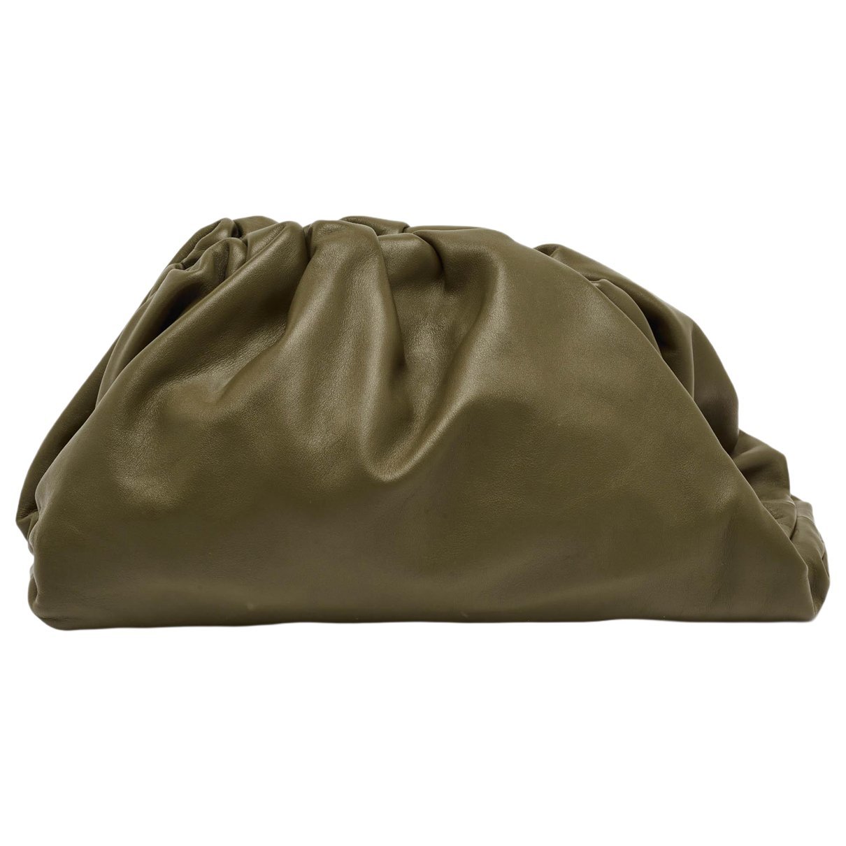 Pouch leather clutch bag