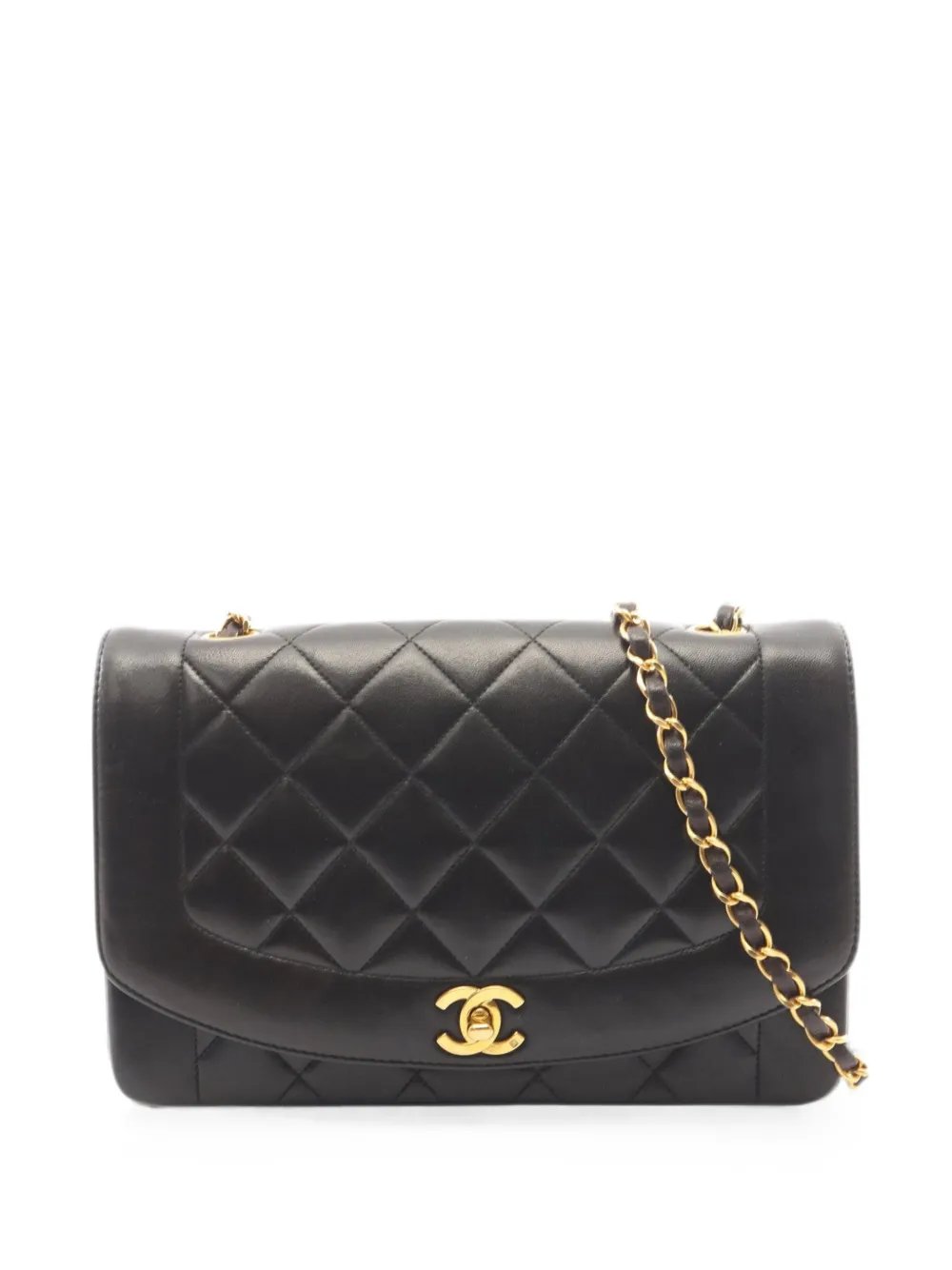 1994-1996 Medium Lambskin Diana Flap crossbody bag