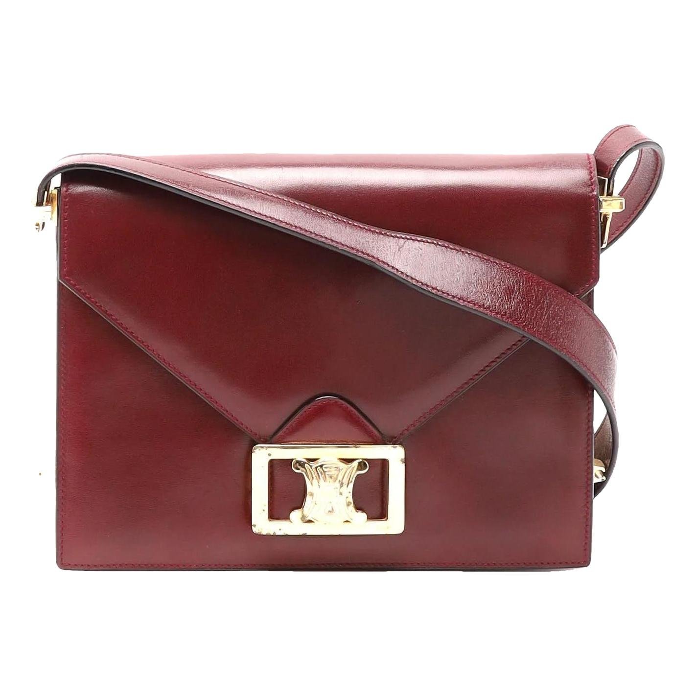 Triomphe leather handbag