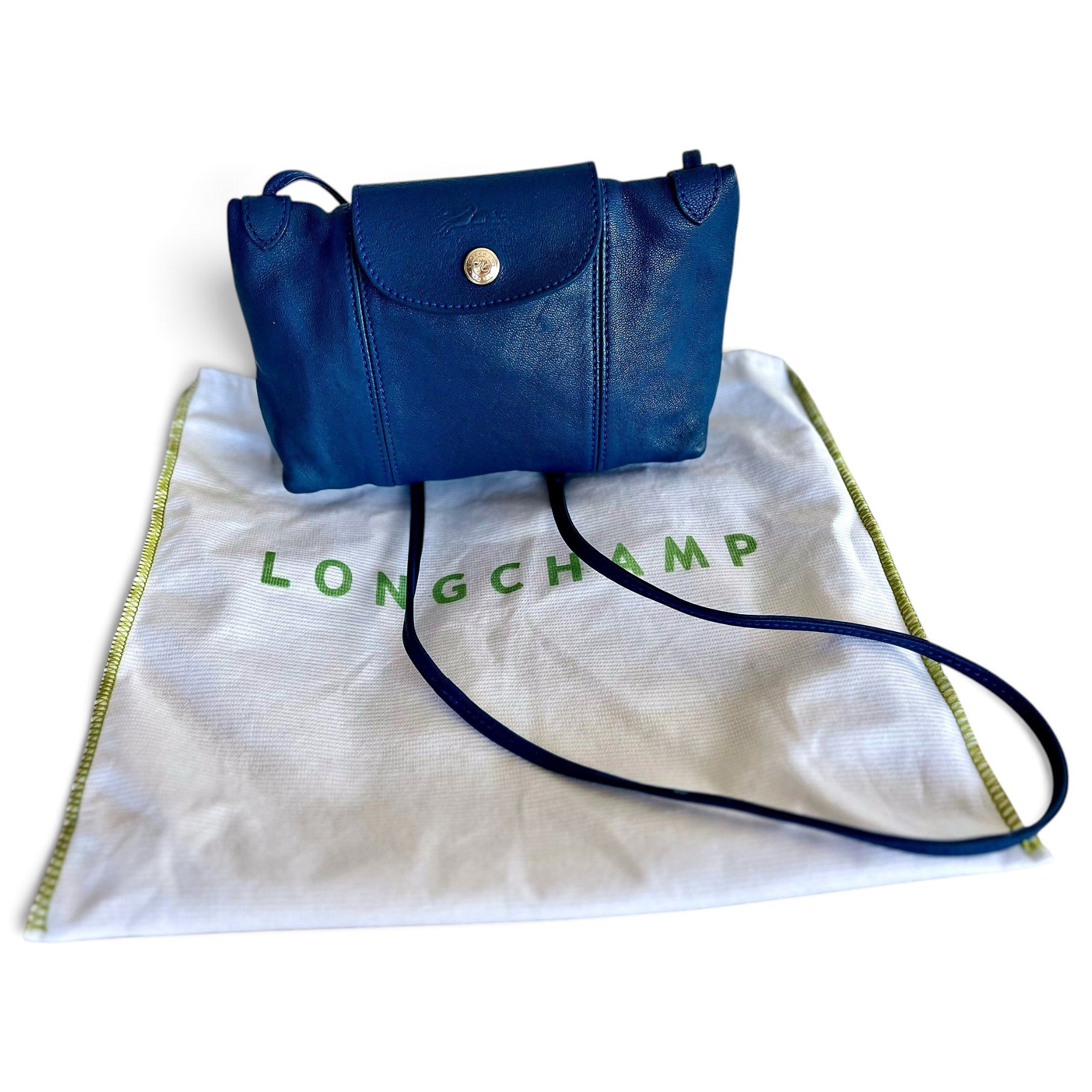 Pliage leather crossbody bag