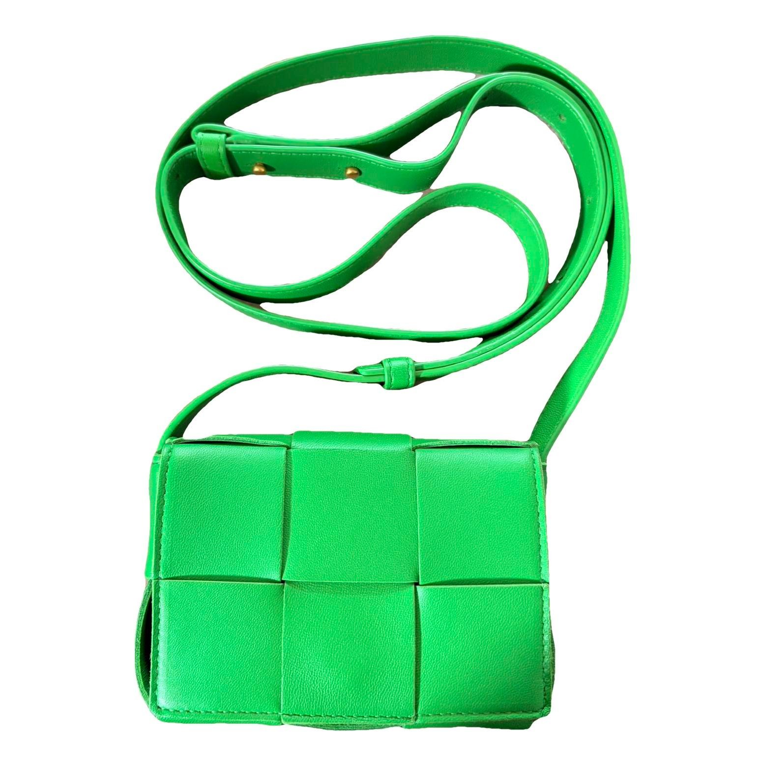 Cassette leather crossbody bag