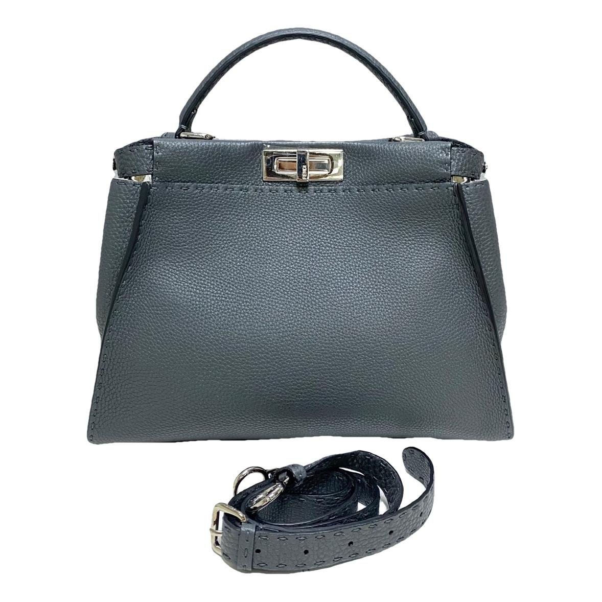 Peekaboo leather handbag
