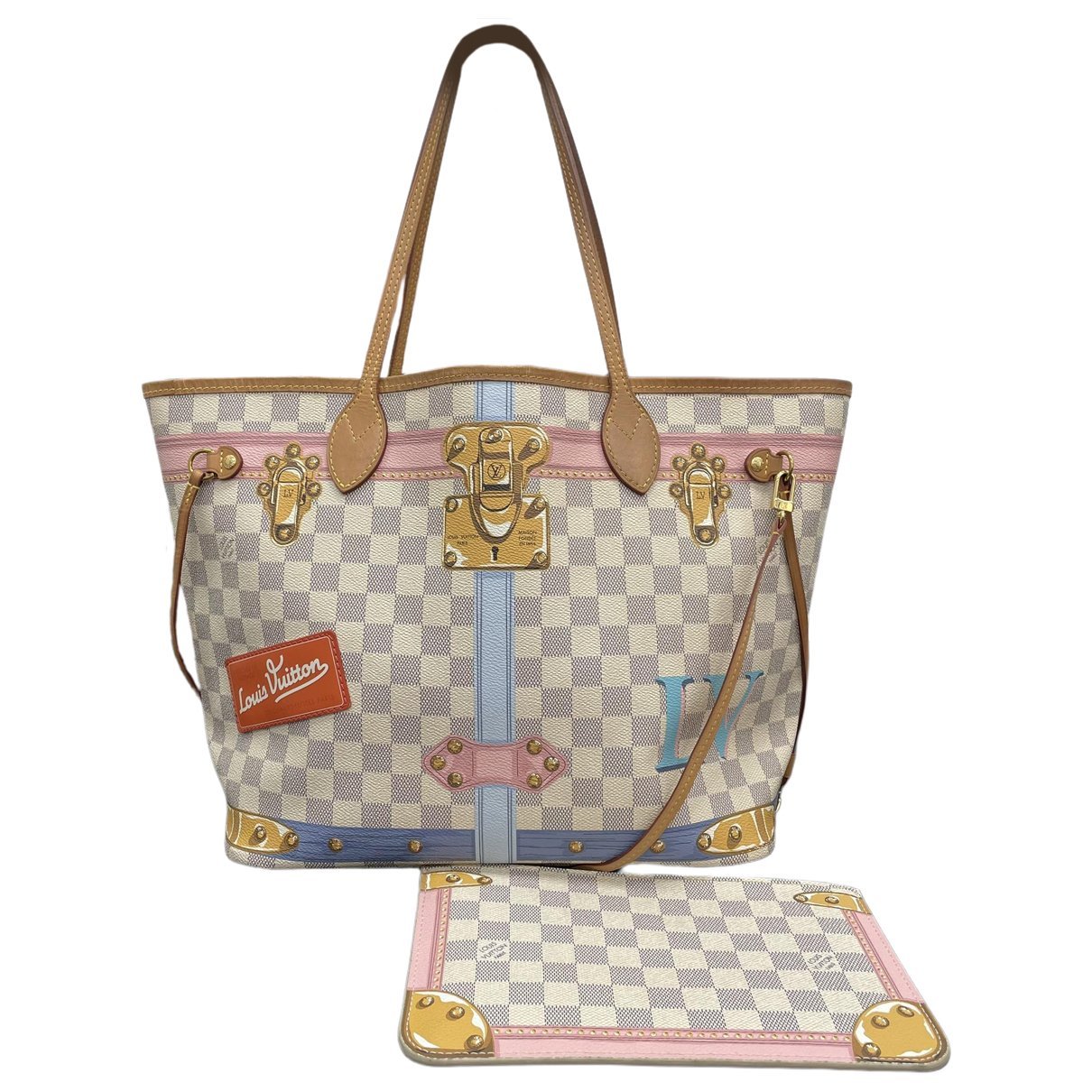 Neverfull leather handbag