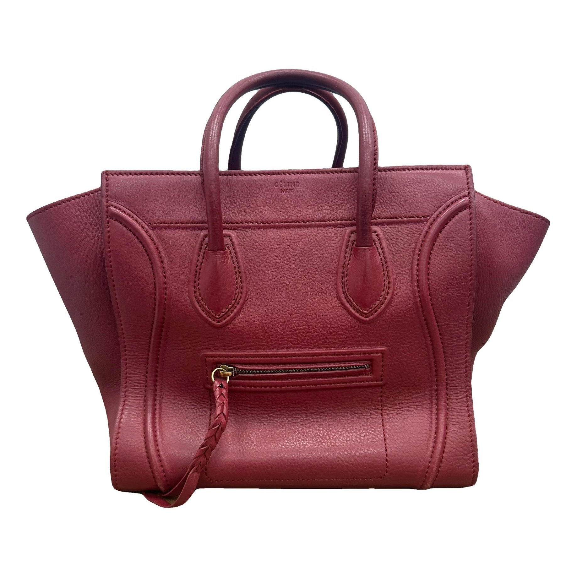 Luggage leather handbag