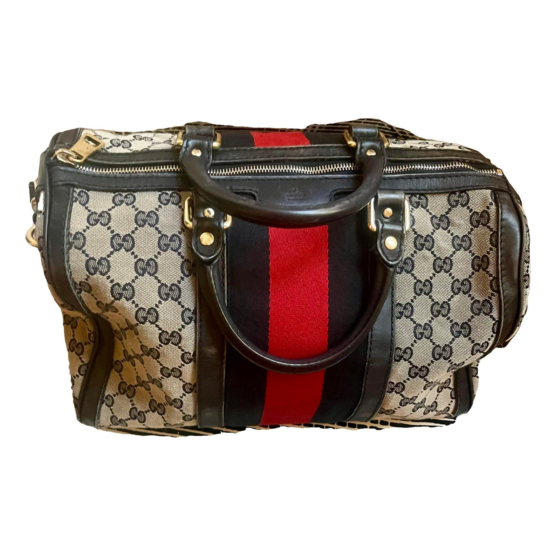 Ophidia Boston cloth handbag