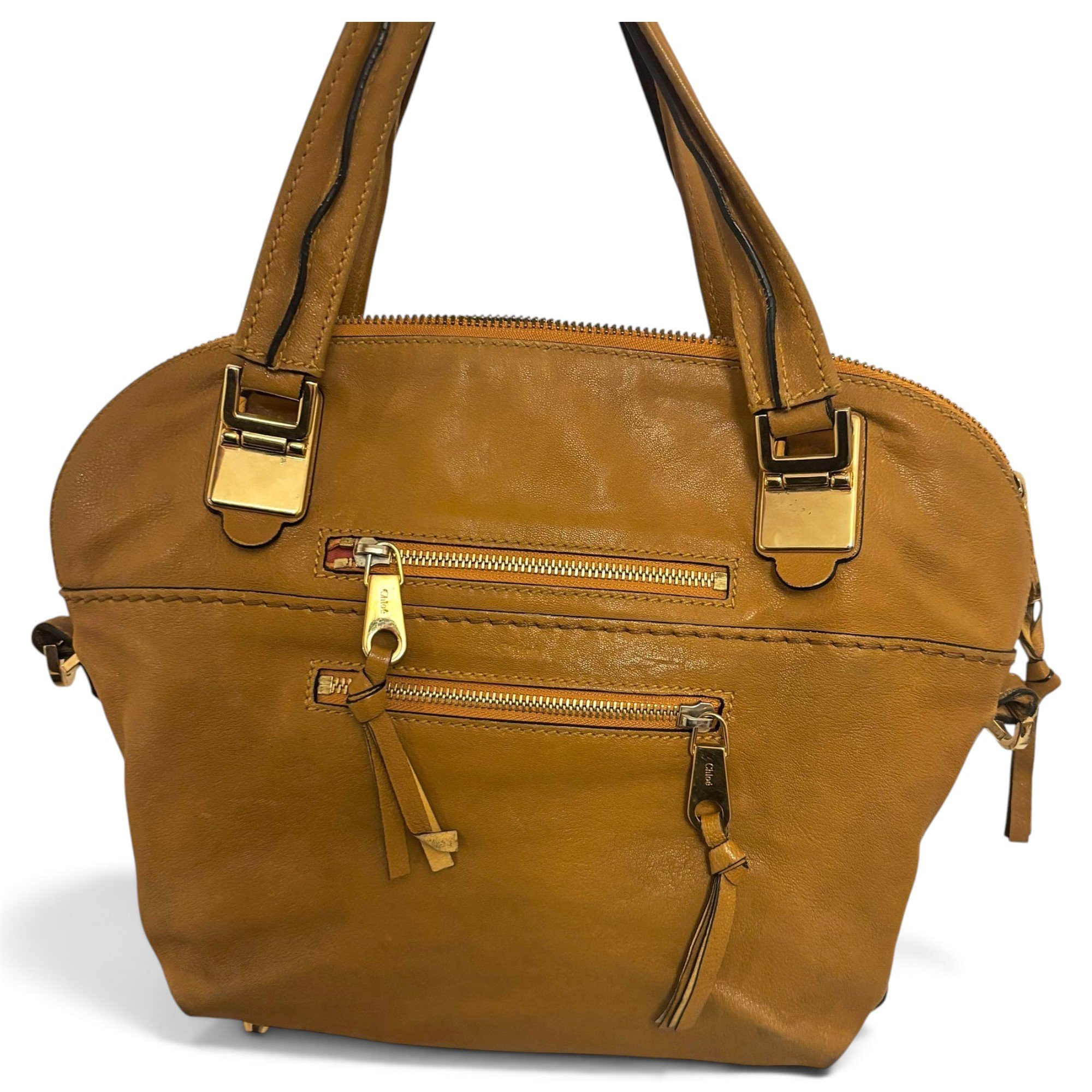Leather handbag