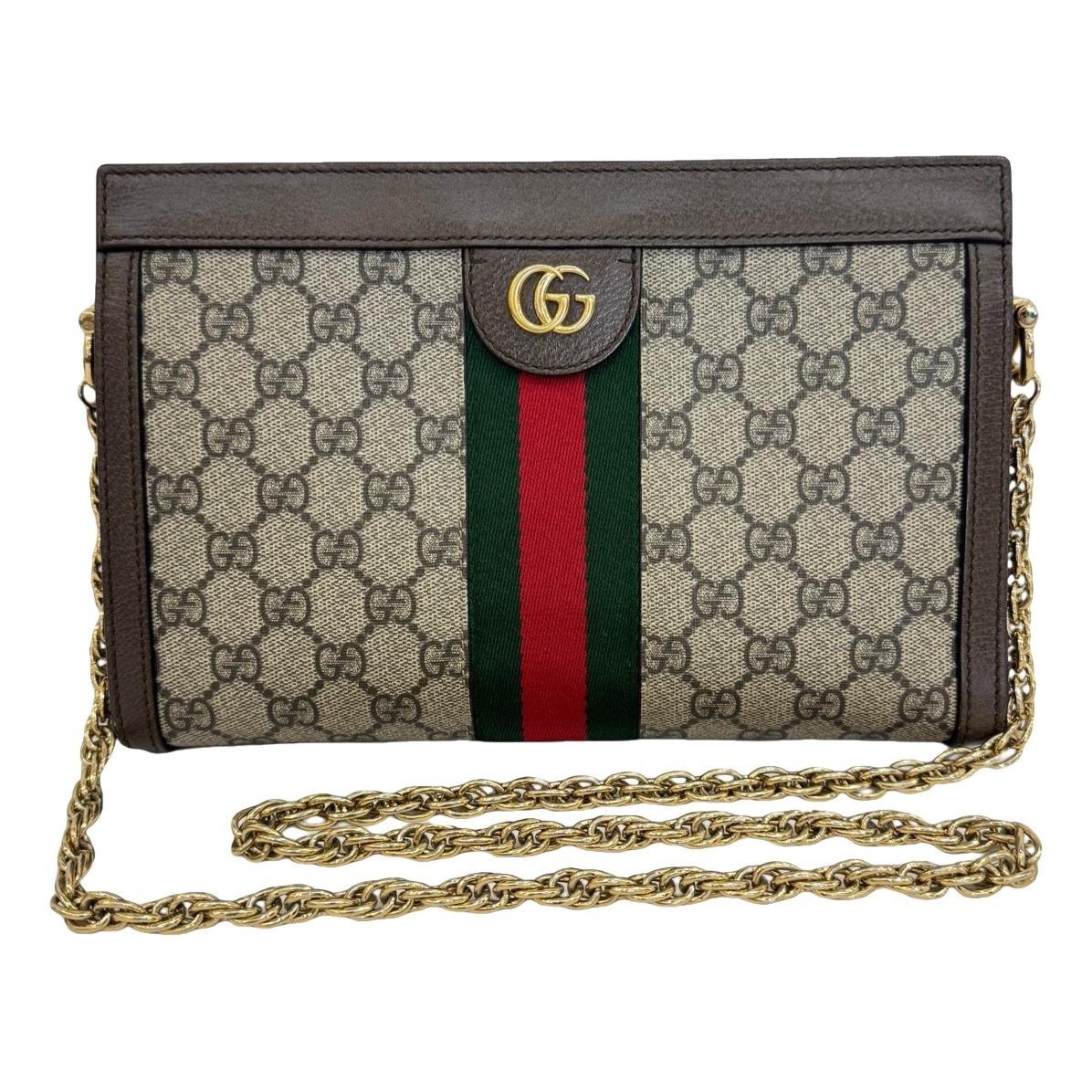 Ophidia Chain leather handbag