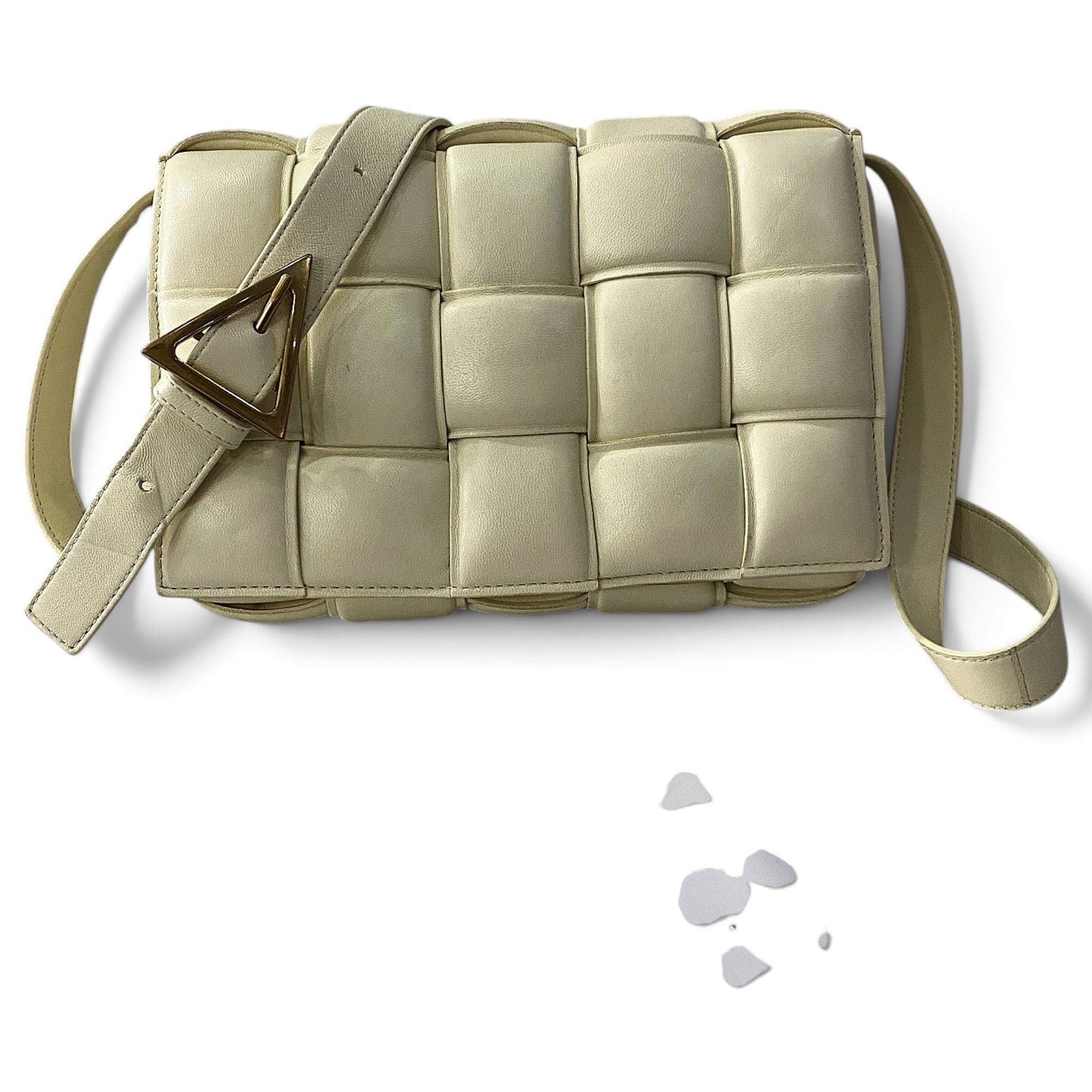 Cassette Padded leather crossbody bag