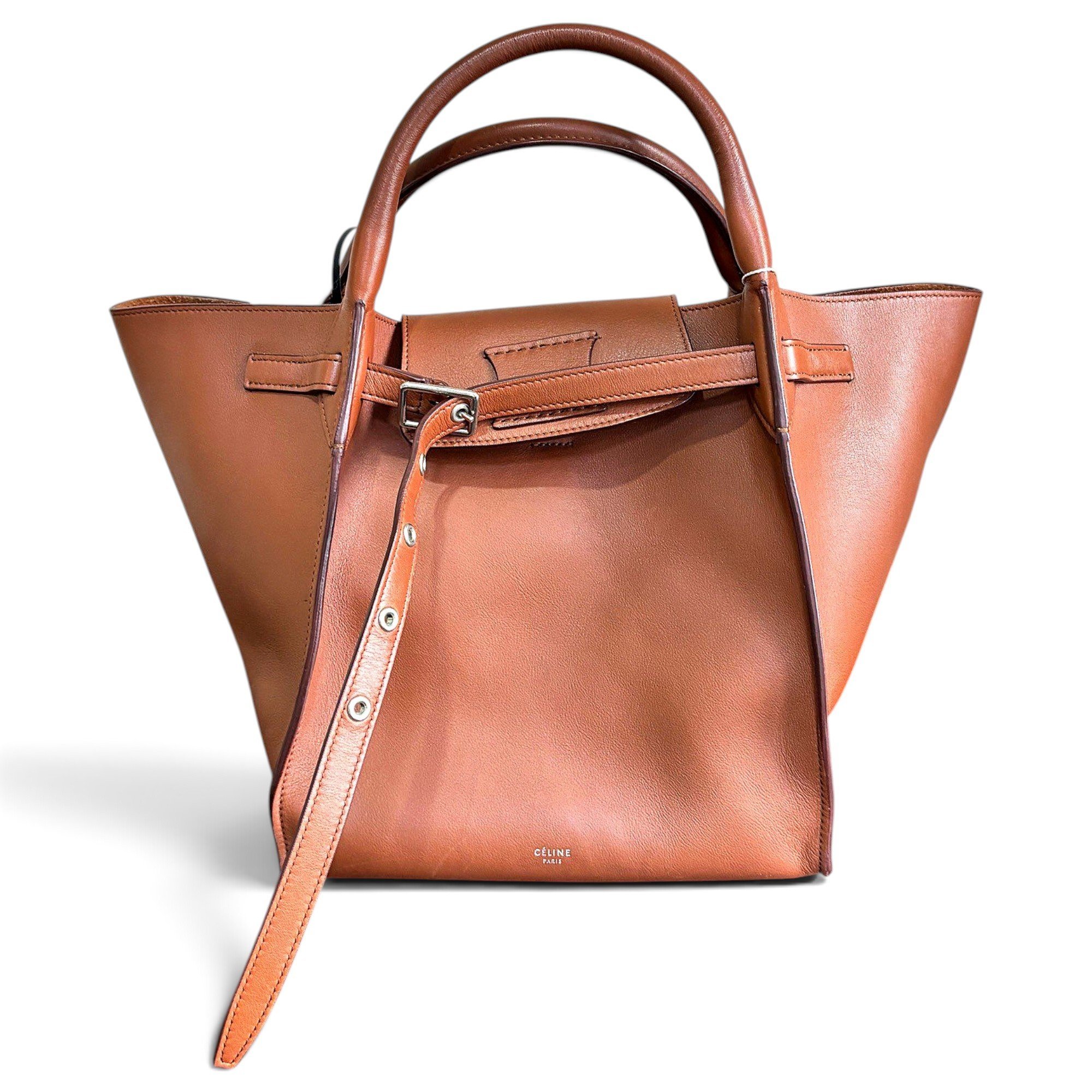 Big Bag leather handbag