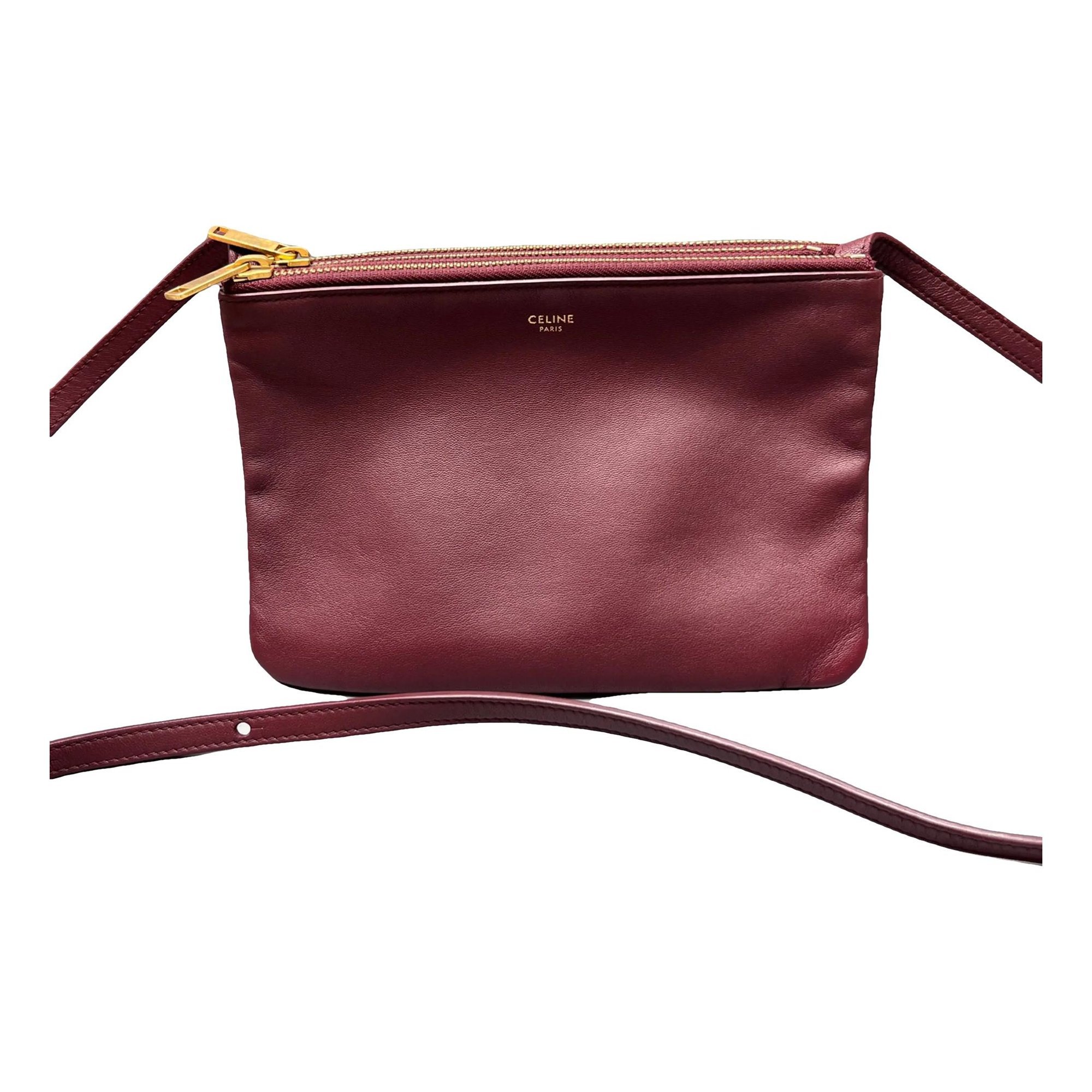 Trio leather crossbody bag