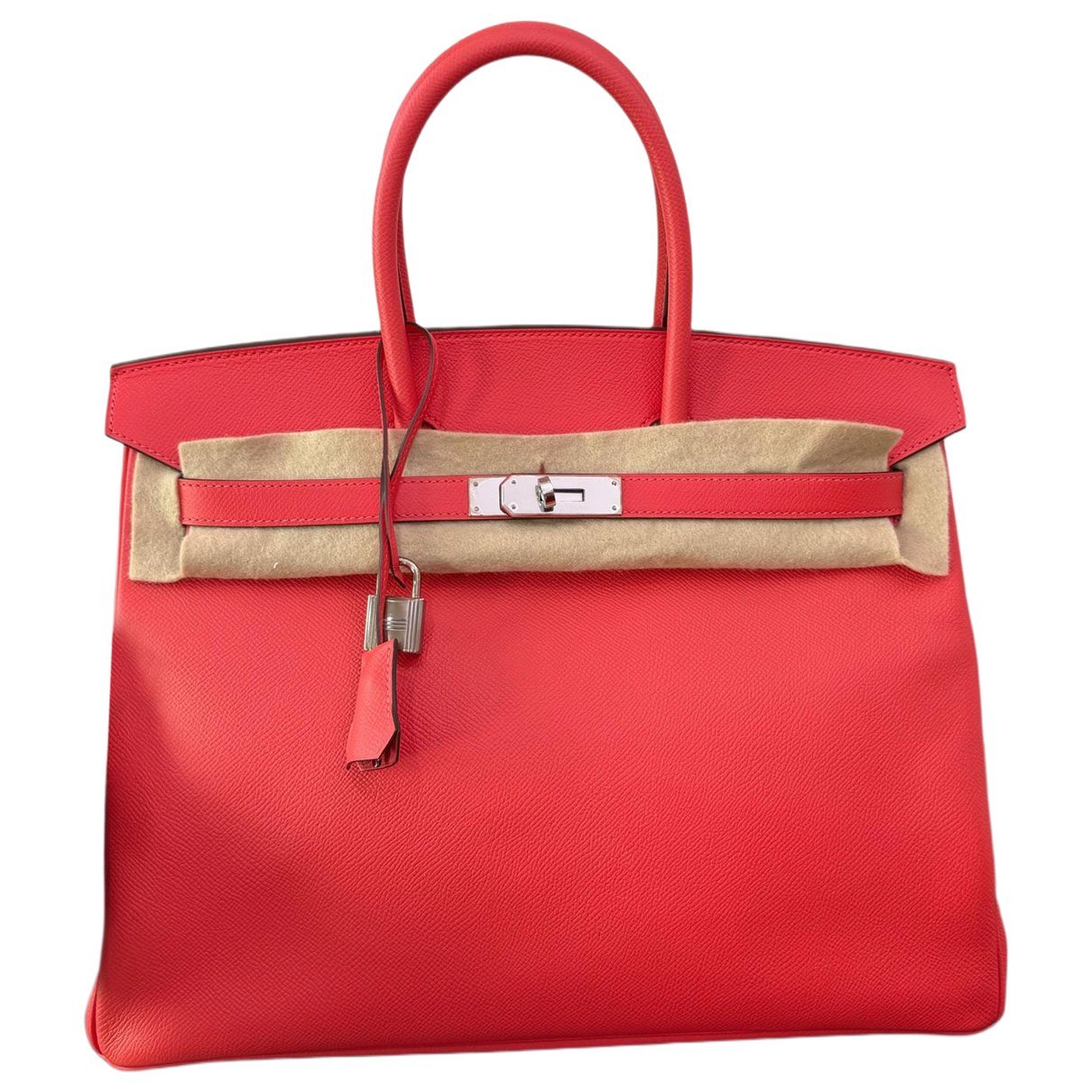 Birkin 35 leather handbag