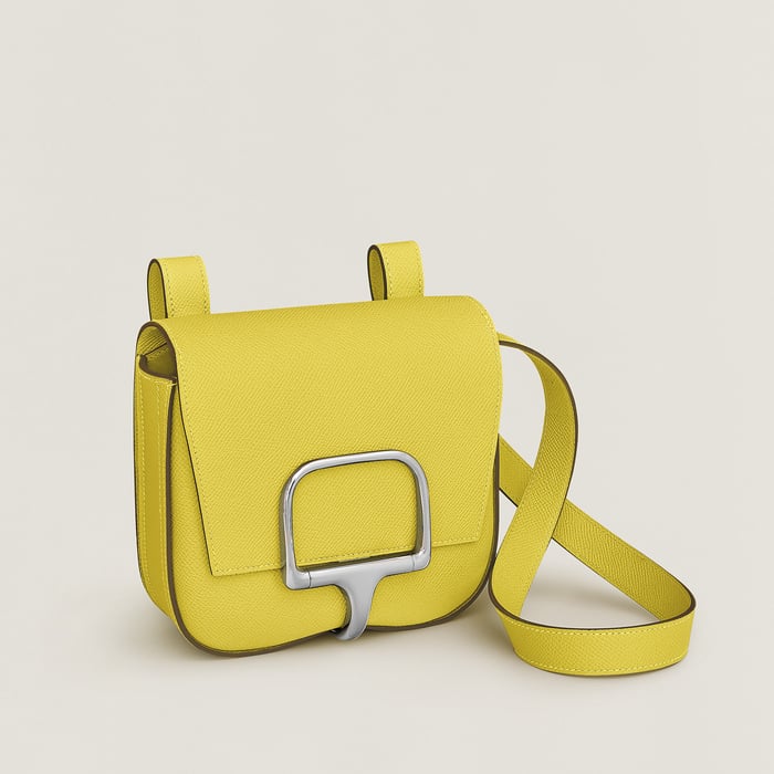 Lime Hermès Della Cavalleria Mini Bag