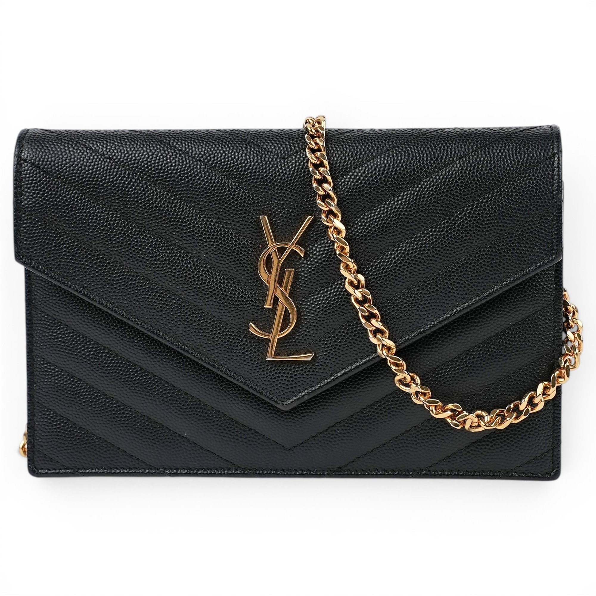 Saint Laurent Envelope leather crossbody bag