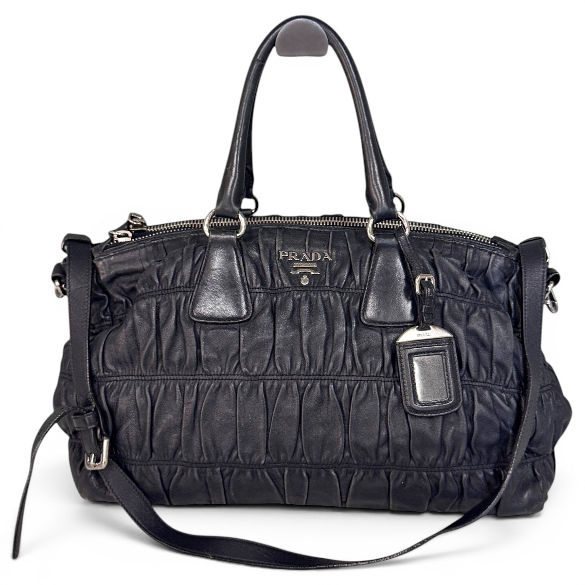 Leather handbag