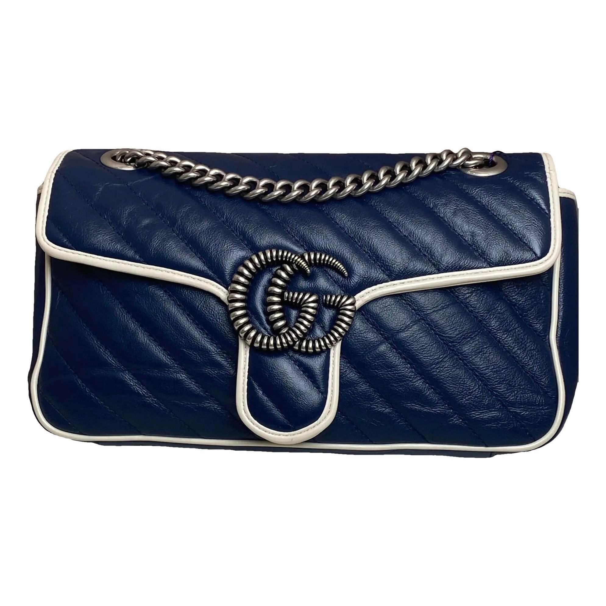 GG Marmont Flap leather handbag