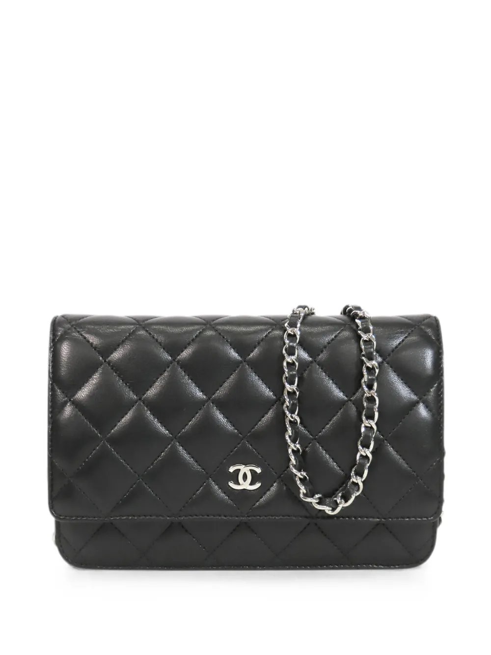 2019 CC Quilted Lambskin Wallet On Chain crossbody bag