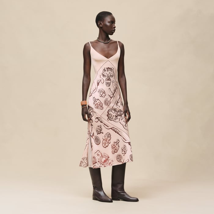 Rose Opaline "Ferronnerie Remix" Dress