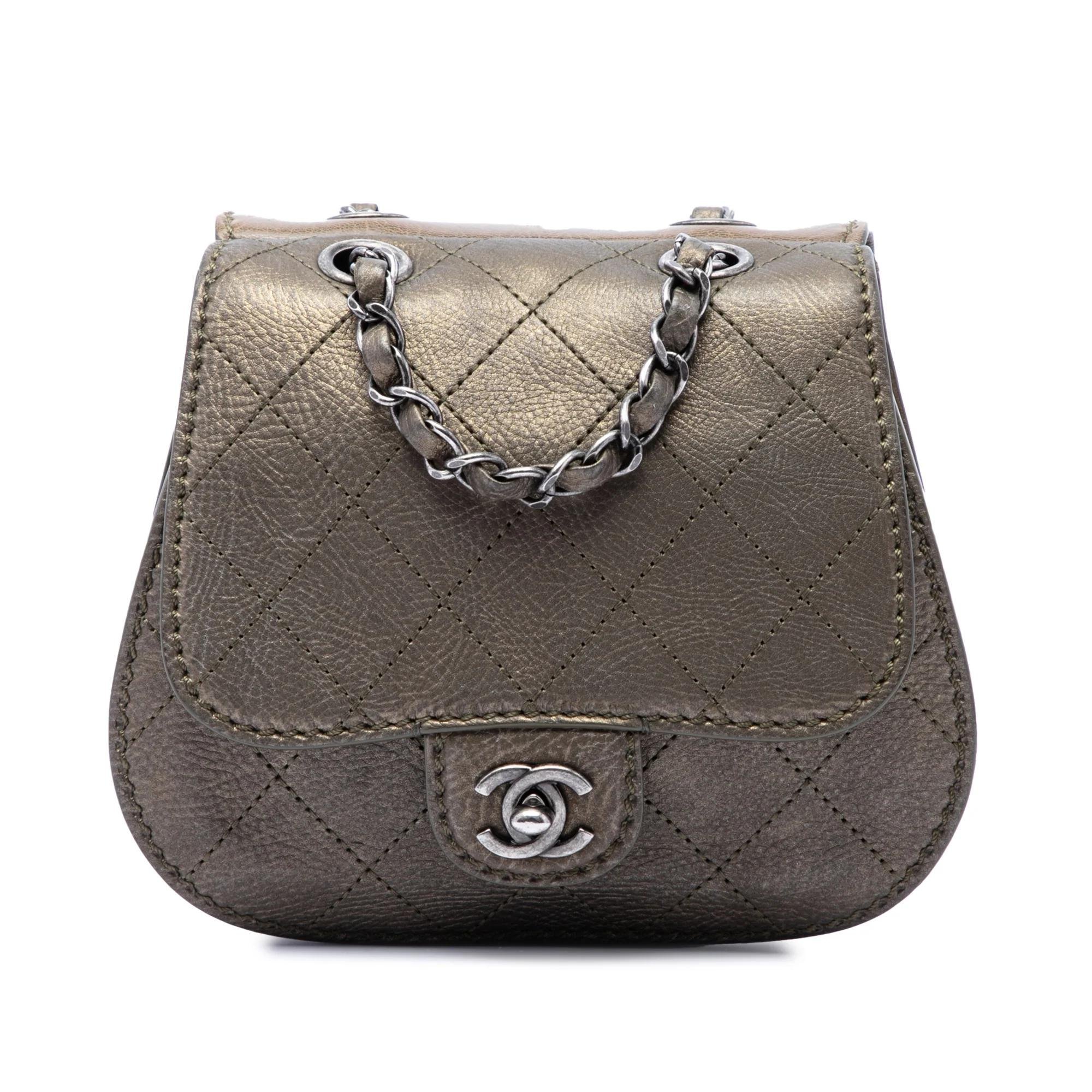 Coco twin leather crossbody bag