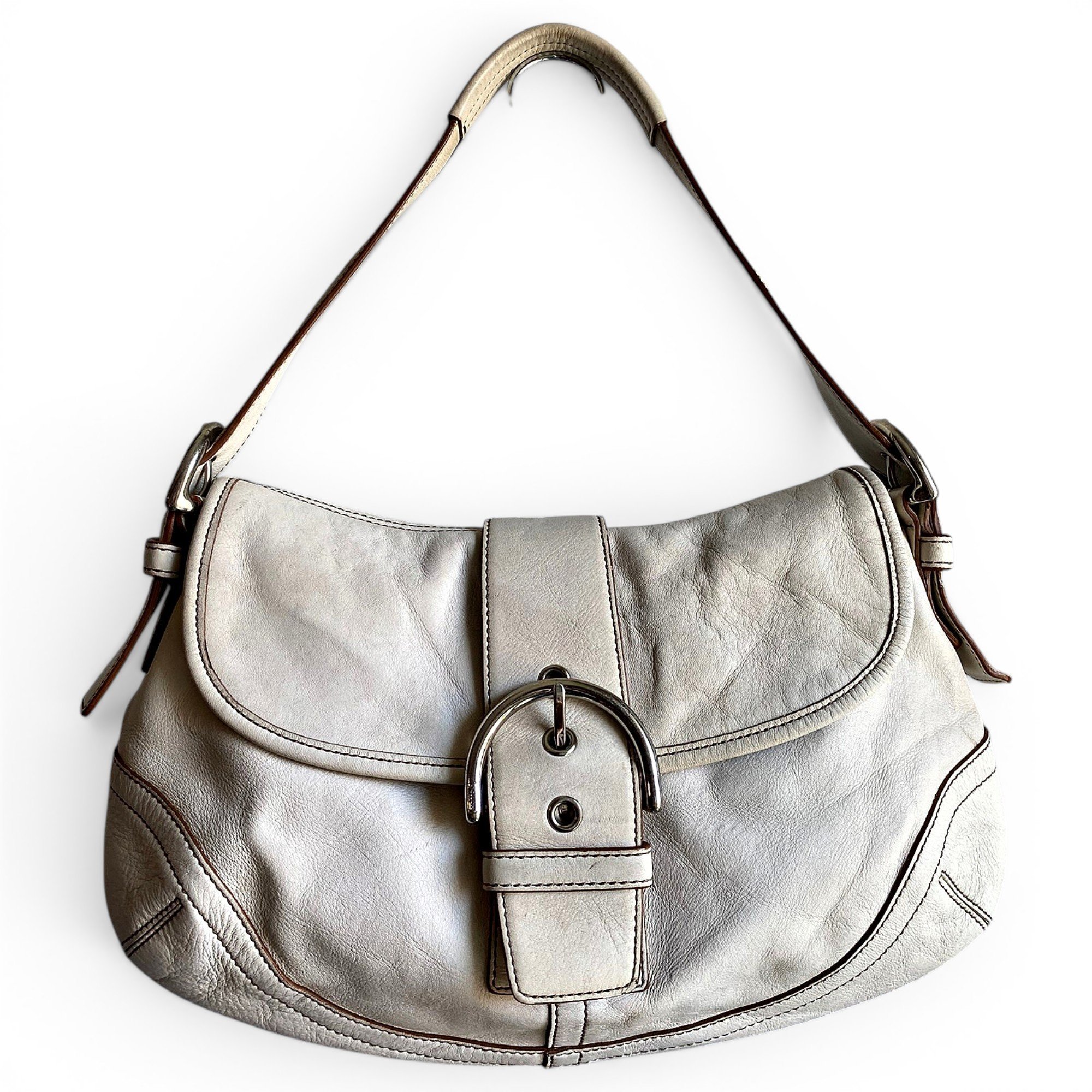 Signature Sufflette leather handbag