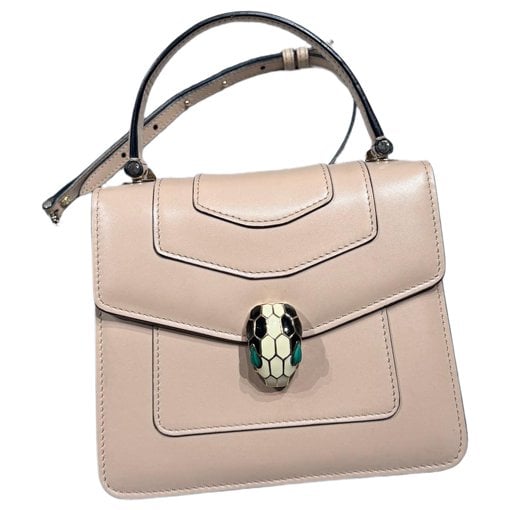 Serpenti leather handbag