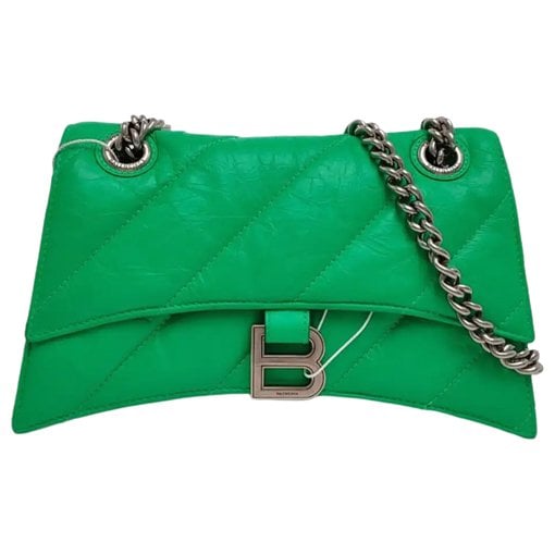 Crush leather crossbody bag