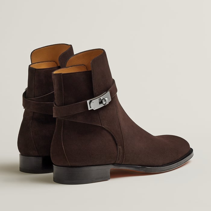 Marron Ébène Bota De Cano Baixo Fortune