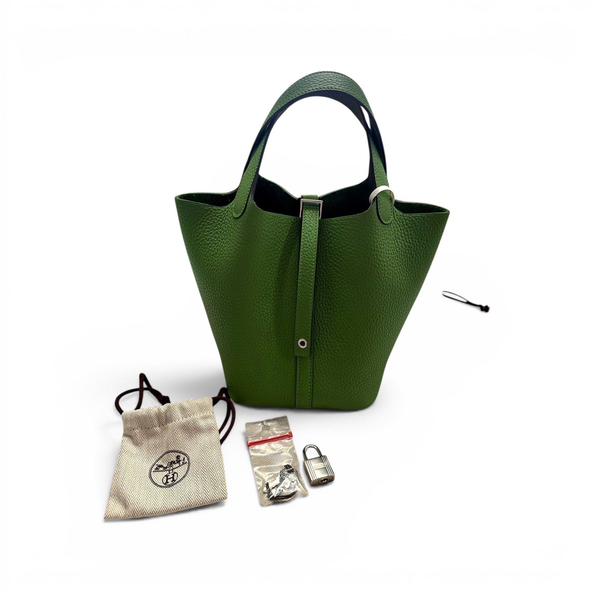 Picotin leather handbag