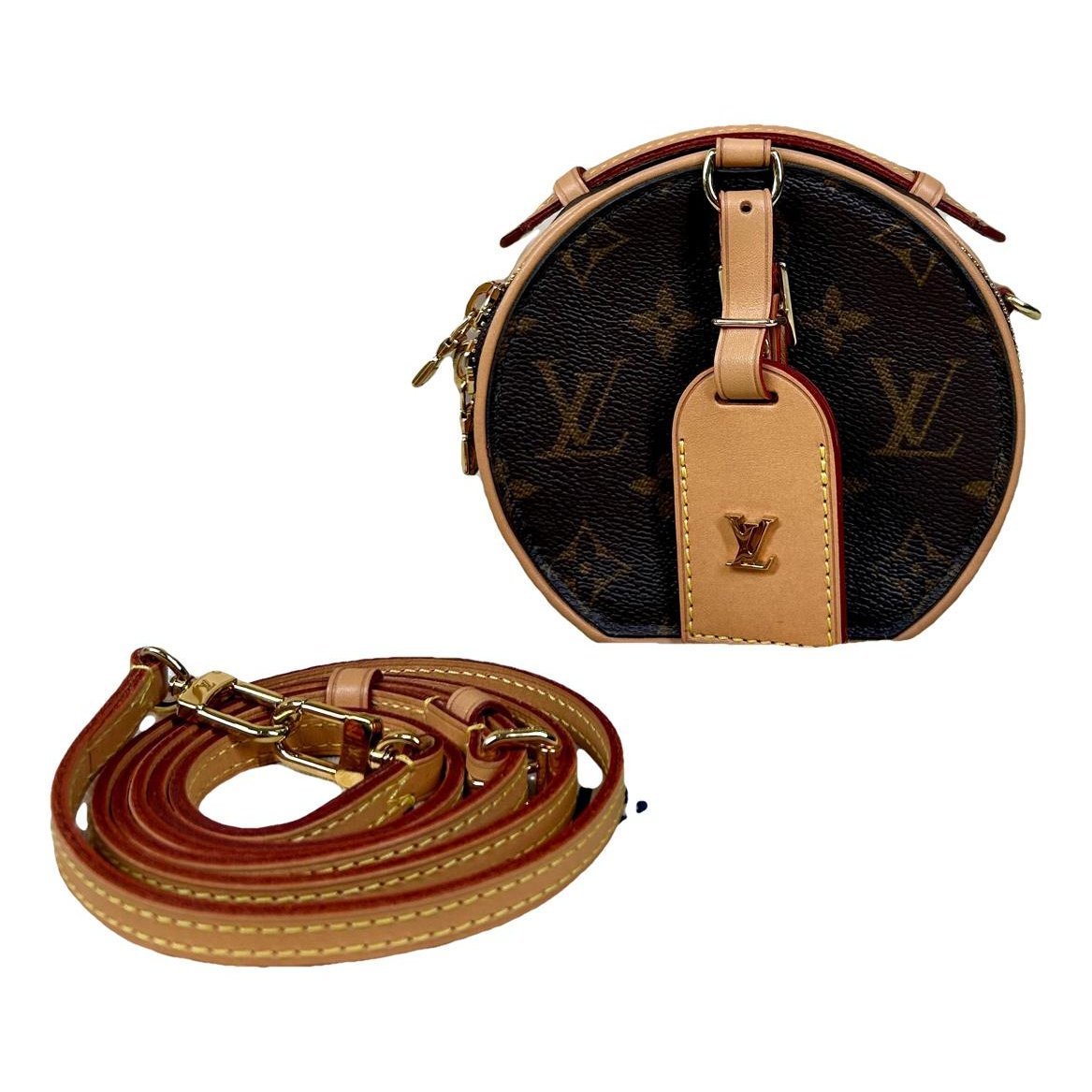 Boîte chapeau souple leather handbag