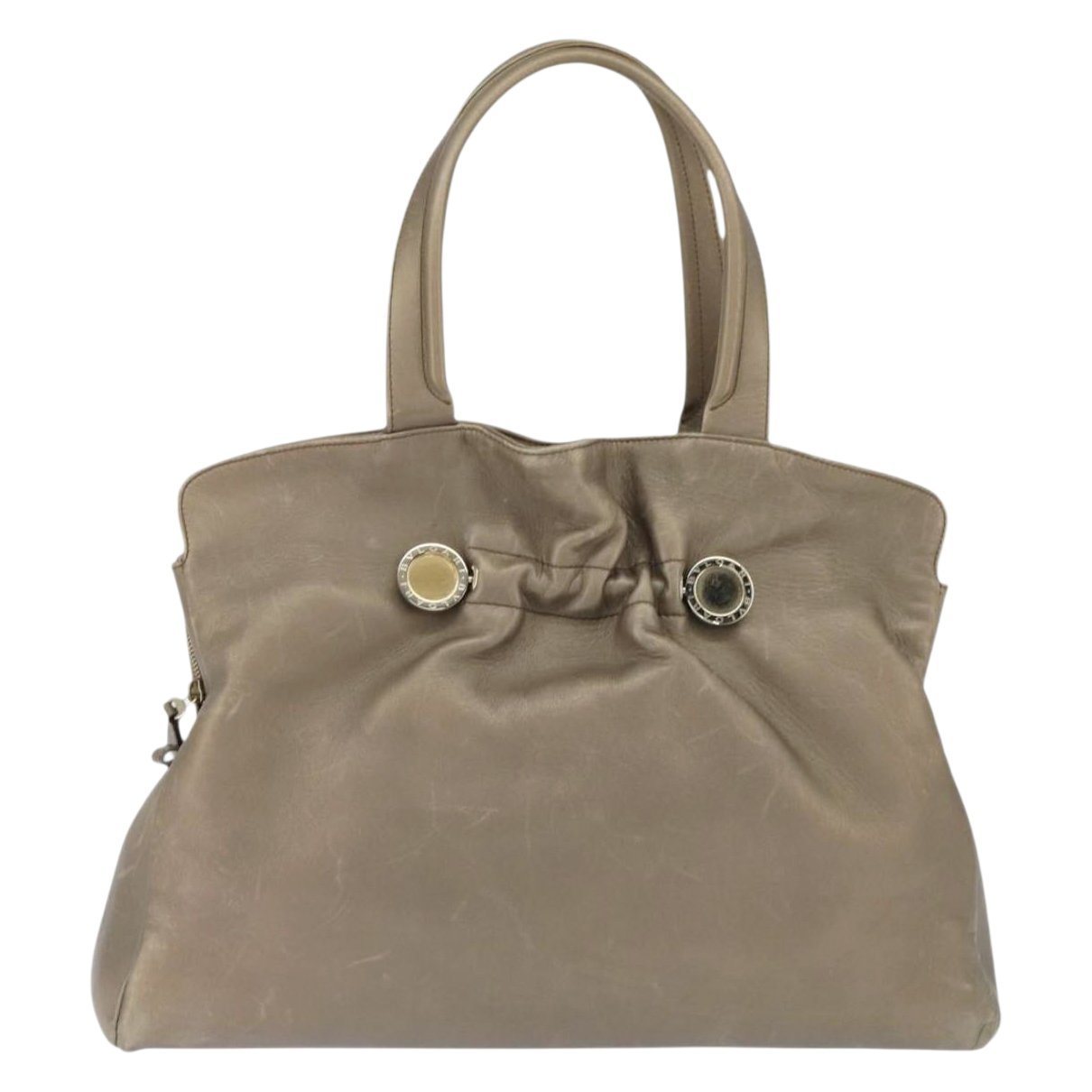 Leather tote