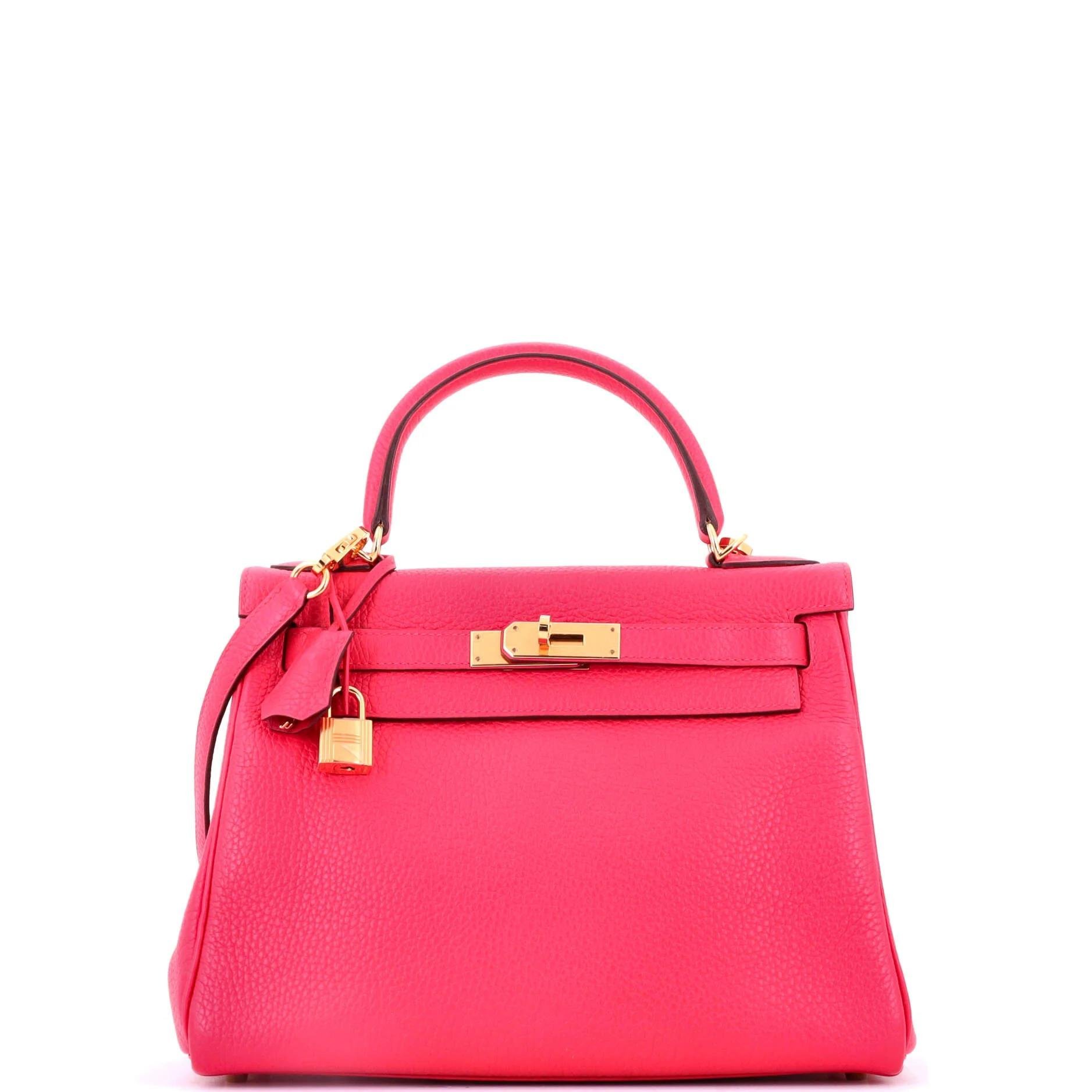 Kelly 28 leather handbag
