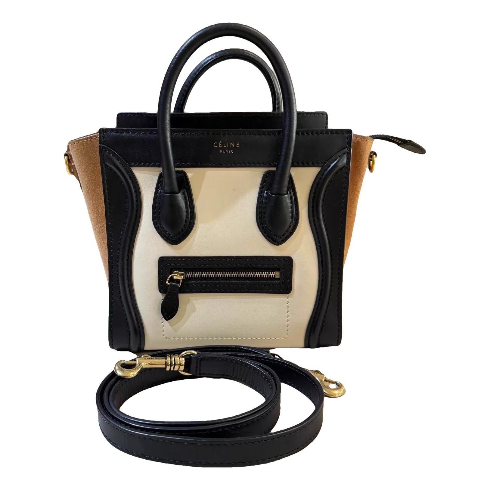 Luggage leather handbag