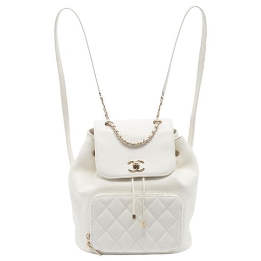 Leather backpack