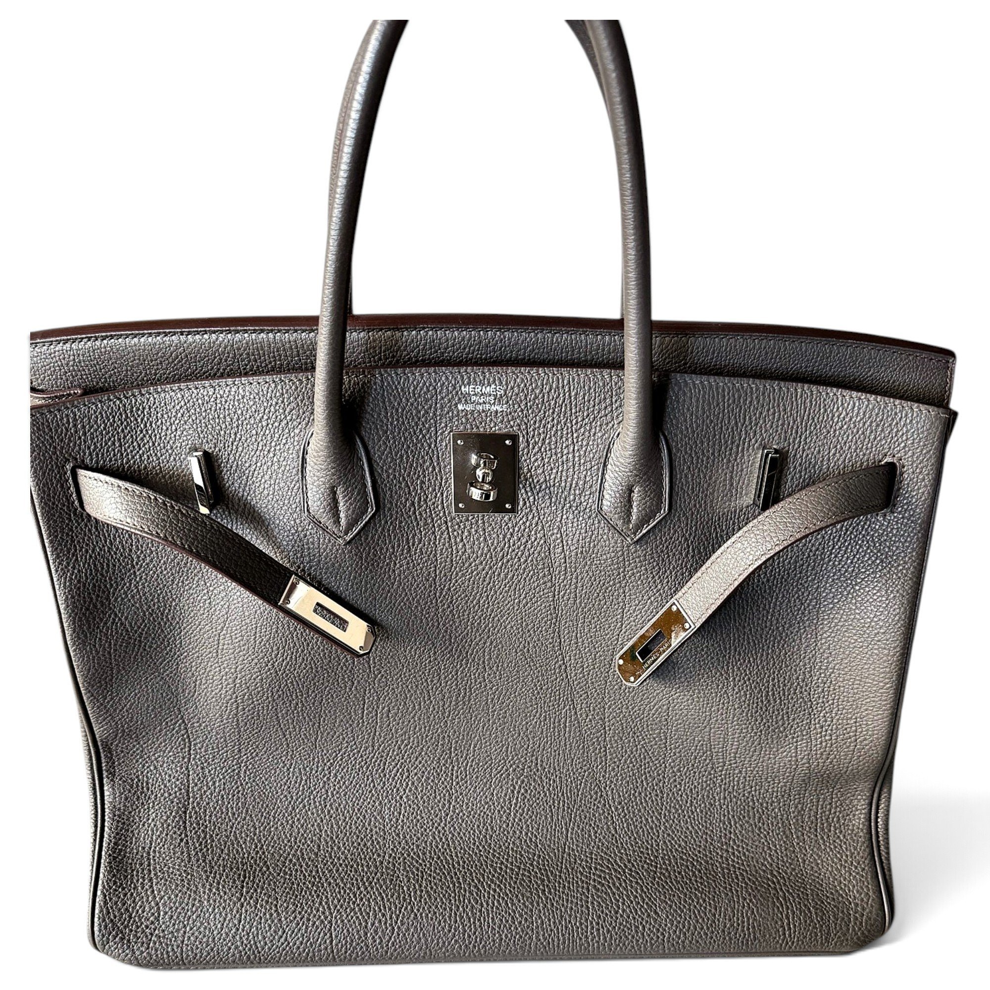 Birkin 40 leather handbag