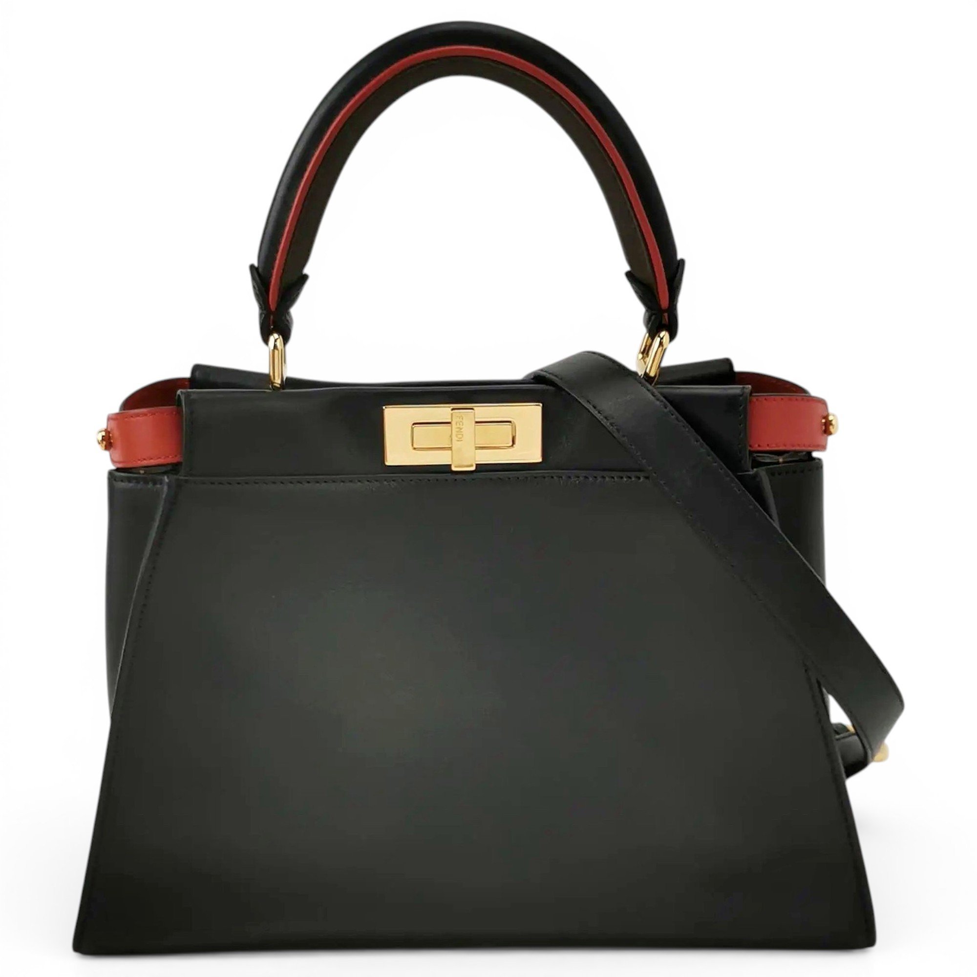 Peekaboo leather crossbody bag