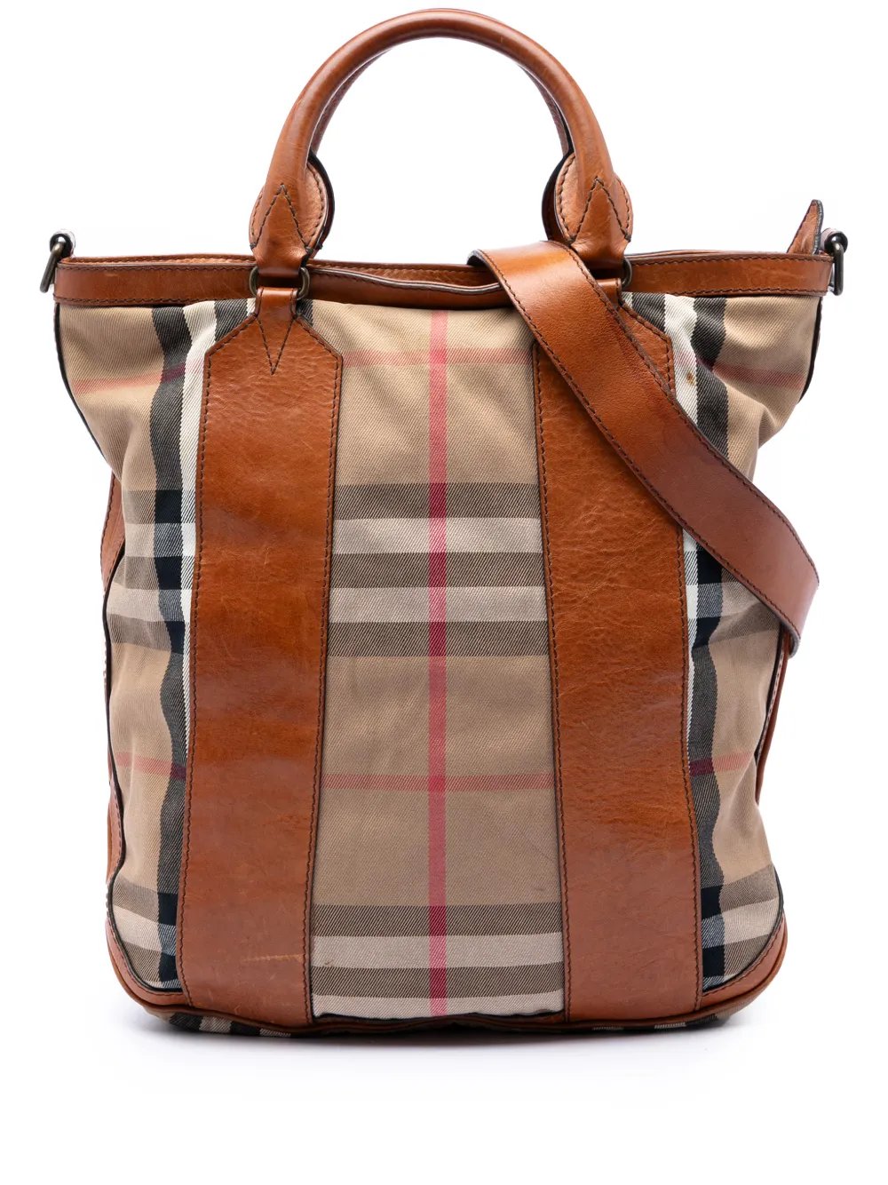 2000-2017 House Check Canvas Bonington satchel