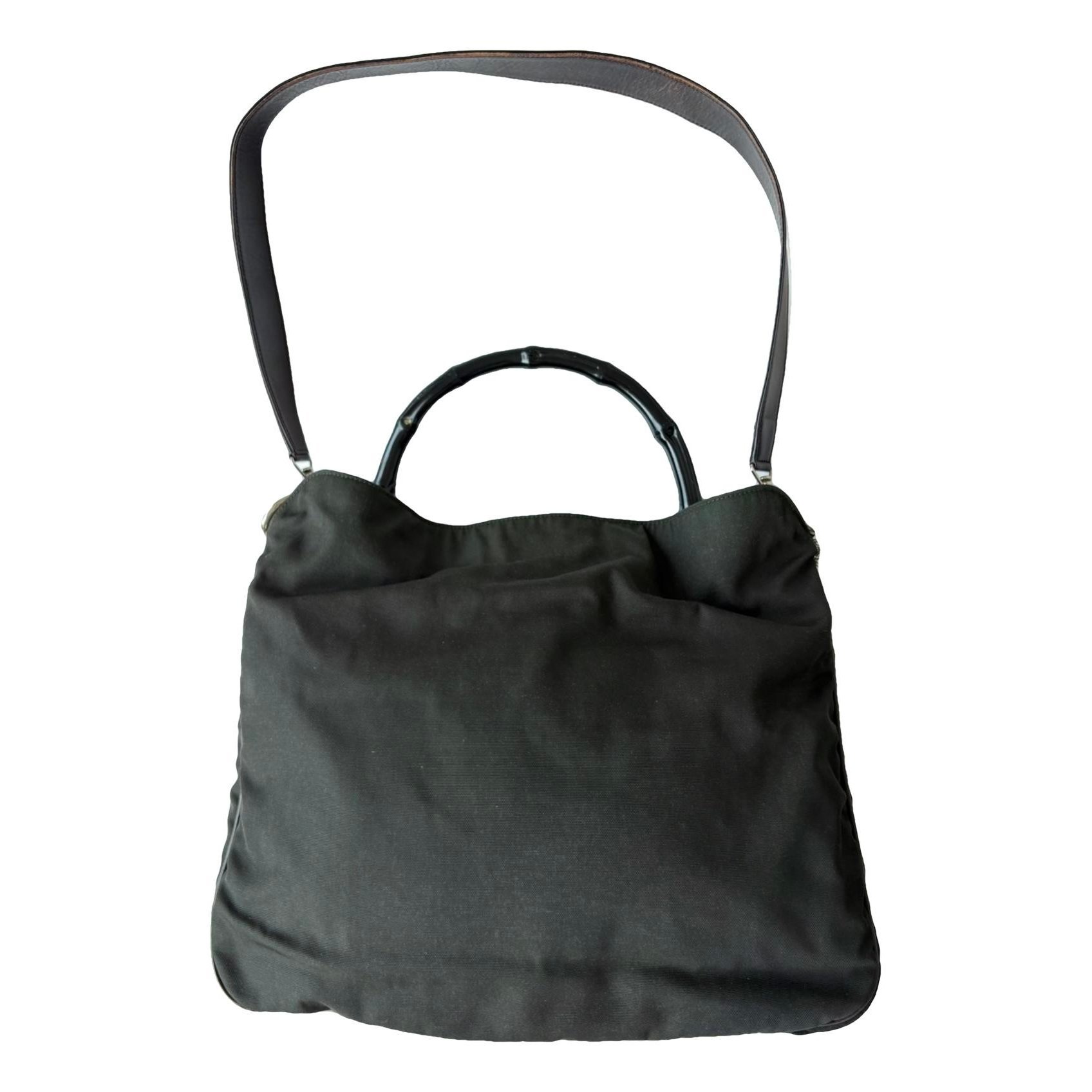 Bamboo Top Handle handbag
