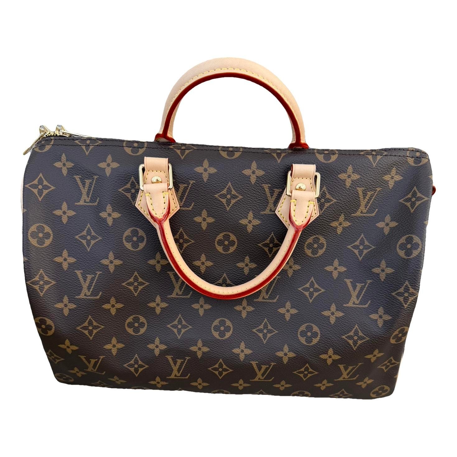 Speedy leather handbag
