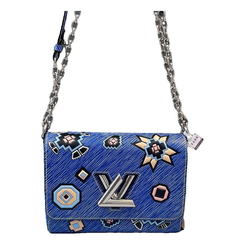 Twist leather handbag