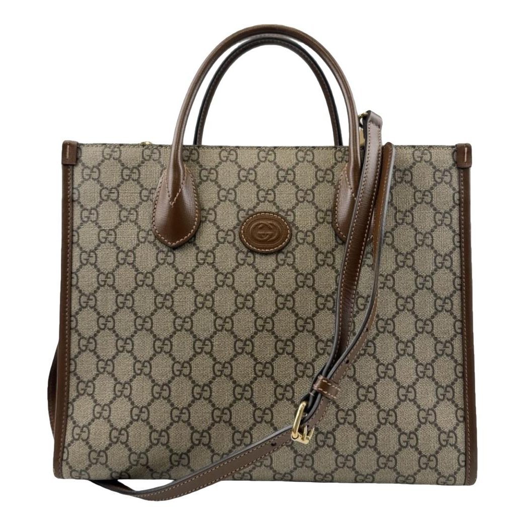 Leather tote