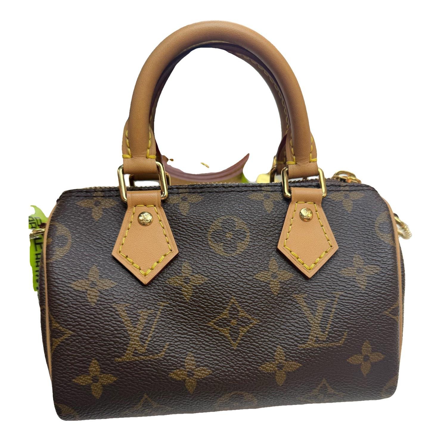 Nano Speedy / Mini HL leather handbag