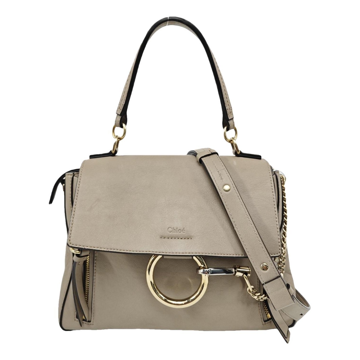 Faye leather handbag