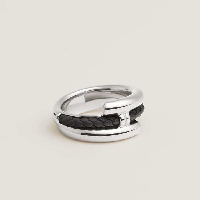 Noir Tournis Tresse Ring